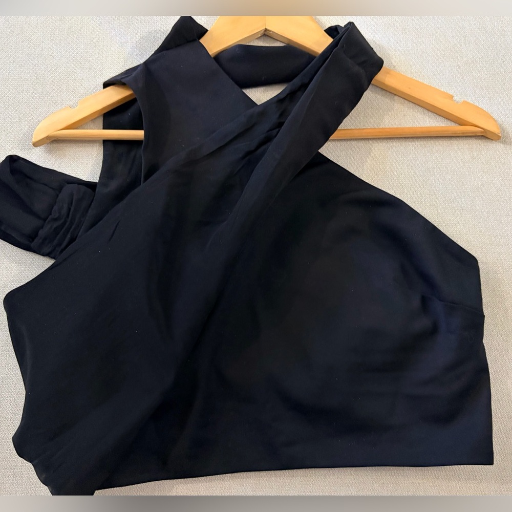 Tibi Black Wrap Vest - Picture 4 of 8